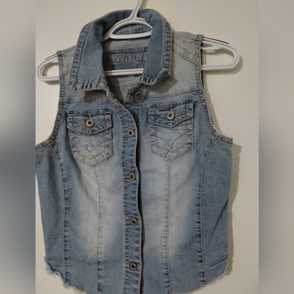 Maurices Jackets & Blazers - Maurices Denim Vest